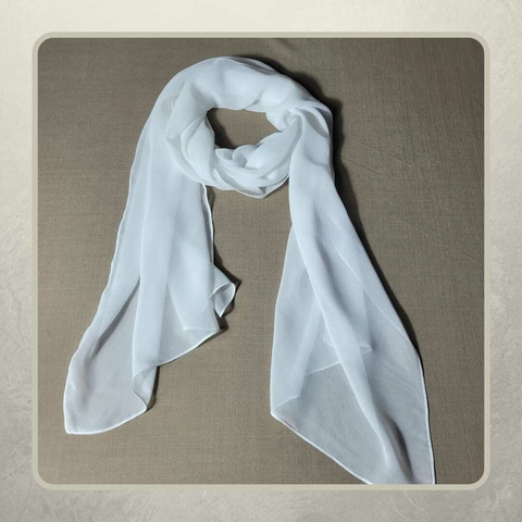 Echarpe Chifon Off-White 1,48 x 0,42 mts - comprar online