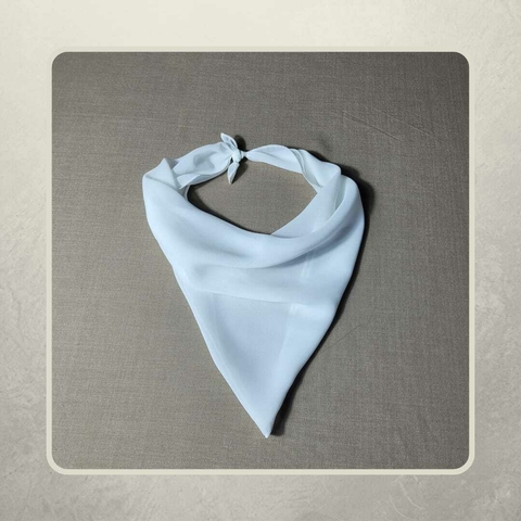 Lenço Chifon Off-White 0,74 x 0,74 cm - comprar online