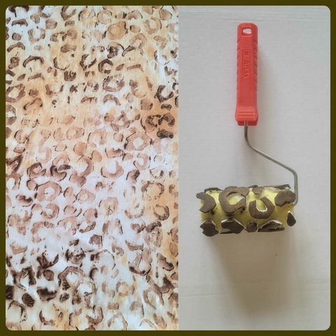 Rolinho de Pintura Animal Print