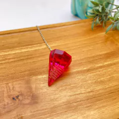 Orgonite Pêndulo de Quartzo Rosa - Amor