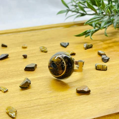 Anel Ogonite - Olho de Tigre - Resolução de Conflitos - comprar online