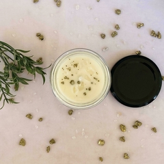 Vela Aromática com Cristais- HO'OPONOPONO - Cristal e Pirita - Jasmim - 100g - comprar online