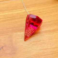 Orgonite Pêndulo de Quartzo Rosa - Amor - comprar online