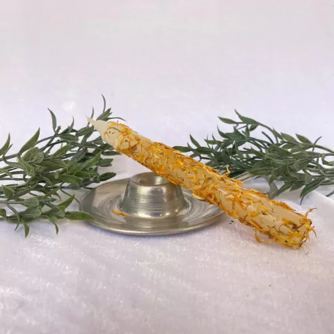 Vela Palito Imantada com Ervas - Calêndula