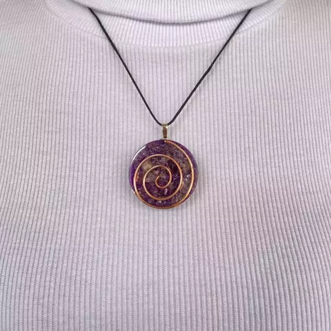 Colar Orgonite - Transmutação - Ametista - comprar online