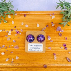 Brinco Lua Mística - Pedra da Lua Natural - Intuição - comprar online