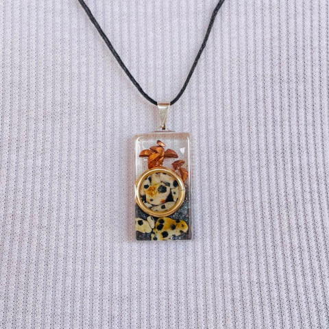 Colar Recomeço - Jaspe Dálmata - comprar online