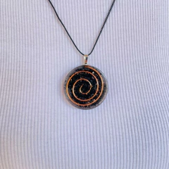 Colar Turmalina Negra Proteção - Espiral Energético - comprar online