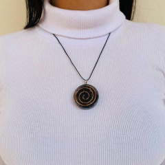 Colar Turmalina Negra Proteção - Espiral Energético na internet