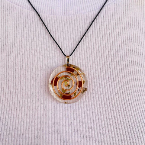 Colar Fitoenergético - Jaspe Orégano - Foco e Poder - comprar online