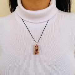 Colar Granada e Ouro - Energia Vital na internet