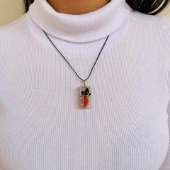 Colar Orgonite - Contra Inveja - Turmalina negra, Arruda e Sal Grosso na internet