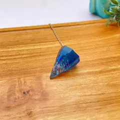 Orgonite Pêndulo de Cristal - Raio Azul - comprar online