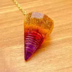 Orgonite Pêndulo de Saint Germain - Raio Violeta - comprar online
