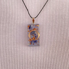 Colar Orgonite - Sodalita - Foco, Estudos e Comunicação