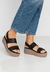 Imagen de Sandalias Crocs Brooklyn Low Wedge - (Black Mushroom)
