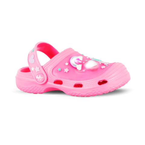 Zuecos Footy Clogs Nena Unicornio Fucsia (CL975) - comprar online