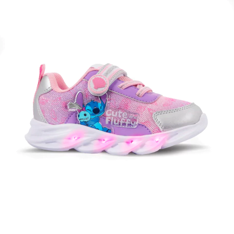 Zapatilla Footy Stitch Cute Fluffy Nena Pro (ST860) Rosa