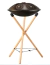 Suporte tripé de madeira para handpan e hang drum