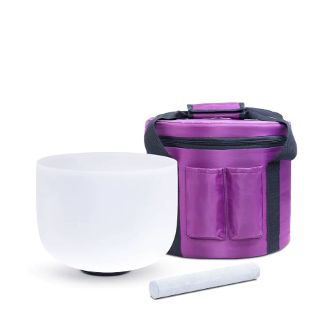 Taça de Cristal de Quartzo com Bolsa - 25cm - 10" - 432 / 440 Hz - comprar online