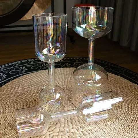 Taça de Cristal Cósmica Dupla - 10, 12 e 15 cm/ diam - comprar online