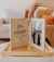 Porta retrato personalizado dobrável madeira presente - Gitt Decor