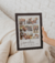 Quadro personalizado FAMÍLIA com moldura e vidro