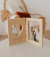 Porta retrato personalizado dobrável coração madeira presente - Gitt Decor