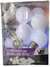 Cordão 20 Bolas LED Branco Frio soquete metalico