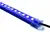 Barra De Led 4014 12v 24w 1metro Azul C/ Calha Transparente