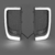 Led para Carenagem Touring Harley Davidson com Seta Cromado - MOTOLUC