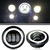 Farol Auxiliar Led 4.5 pol com halo Harley Davidson Heritage - MOTOLUC