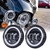 Farol Auxiliar Led 4.5 pol com halo Harley Davidson Heritage na internet