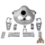 Suporte Para Farol De Led De 7 Pol Para Sportster XL883 XL1200 - MOTOLUC