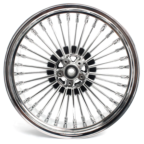 Roda Traseira Fat Spoke Cromada Aro 16 para Harley Davidson