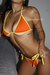 Bikini caribe naranja y amarillo - tienda online