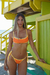 Bikini positano naranja y amarillo - tienda online