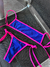 Bikini positano azul y fucsia - We Are Mussa