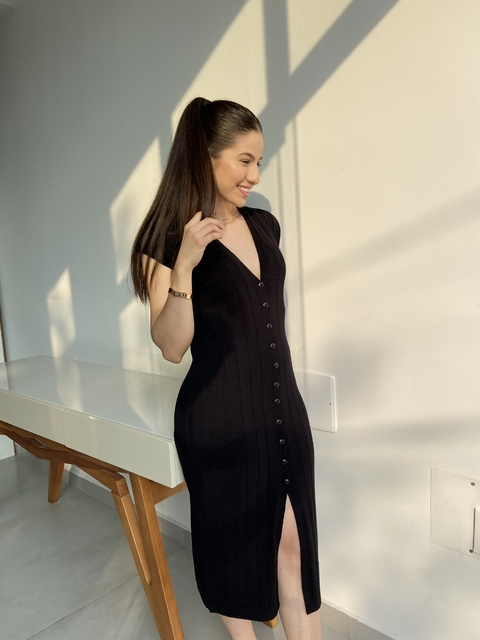 Vestido Modal Aura | Preto - comprar online