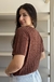 Camisa Cropped Canelada Rubi na internet