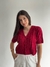 Camisa Cropped Canelada Rubi