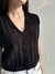 Camisa Cropped Canelada Rubi na internet
