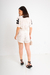 Camisa Bahamas I Off White + Preto - La Cor Tricot 