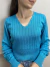 Blusa Canelada Gola V - loja online