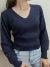 Blusa Canelada Gola V