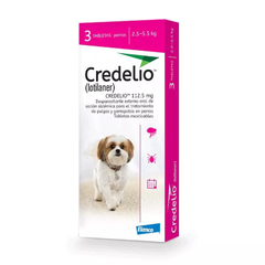 CREDELIO 3 TABS 2.5 - 5.5 KG