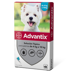 ADVANTIX DOG 2.5 ML DE 4 A 10 KG