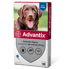 ADVANTIX DOG 4 ML 25 A 40 KG