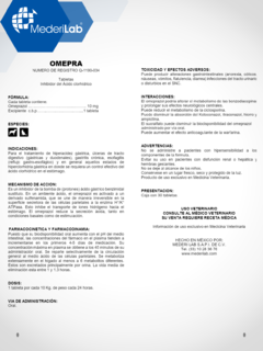 OMEPRA, Caja con 30 tabletas. - comprar en línea