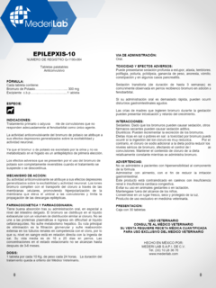 Epilepxis-5 caja con 30 tabletas - comprar en línea